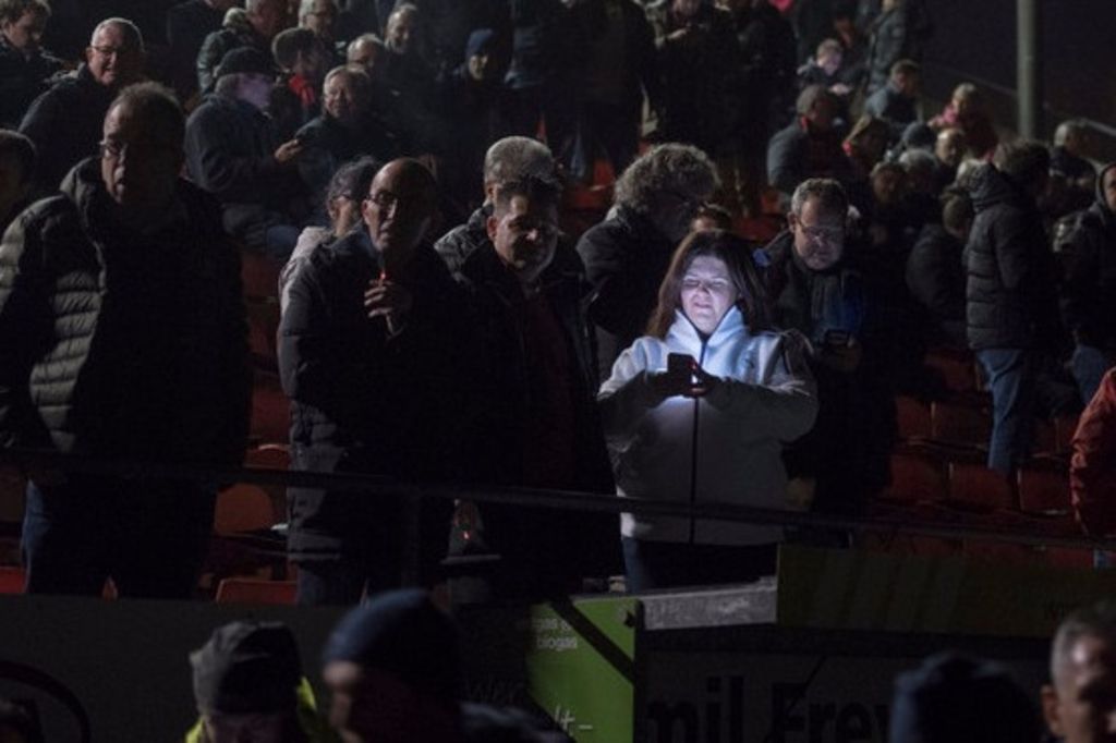 Pas de match à cause d'une panne de courant