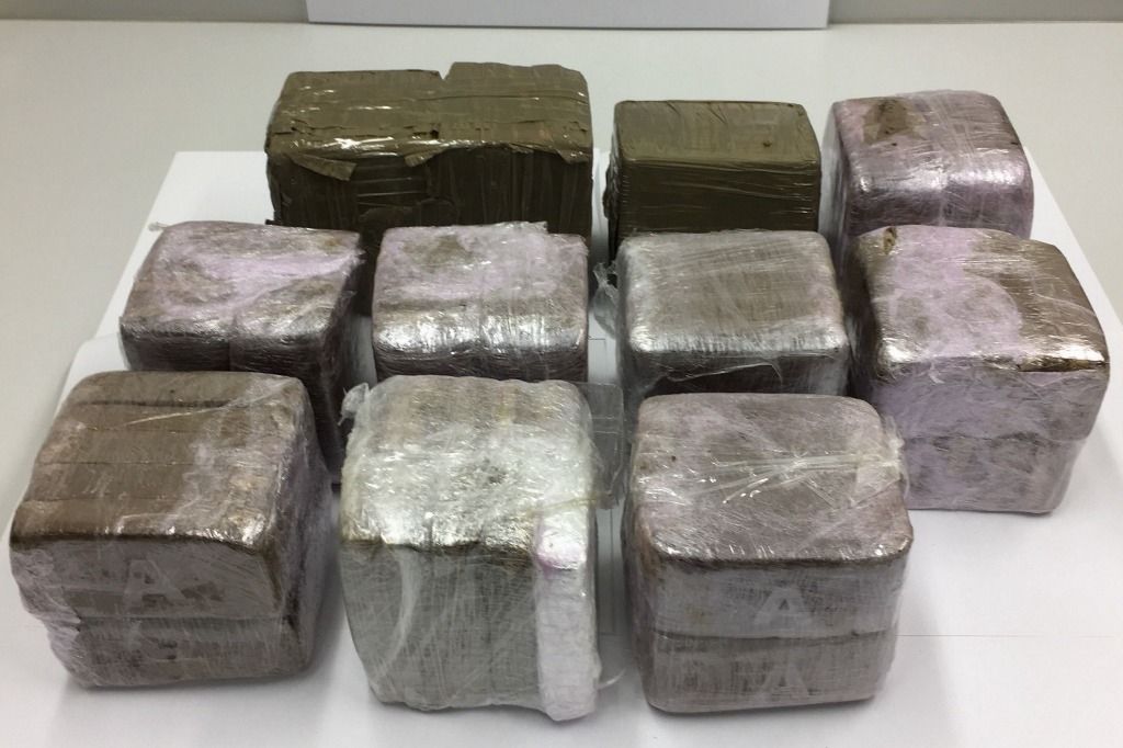 Les douaniers tombent sur 11 kg de haschich