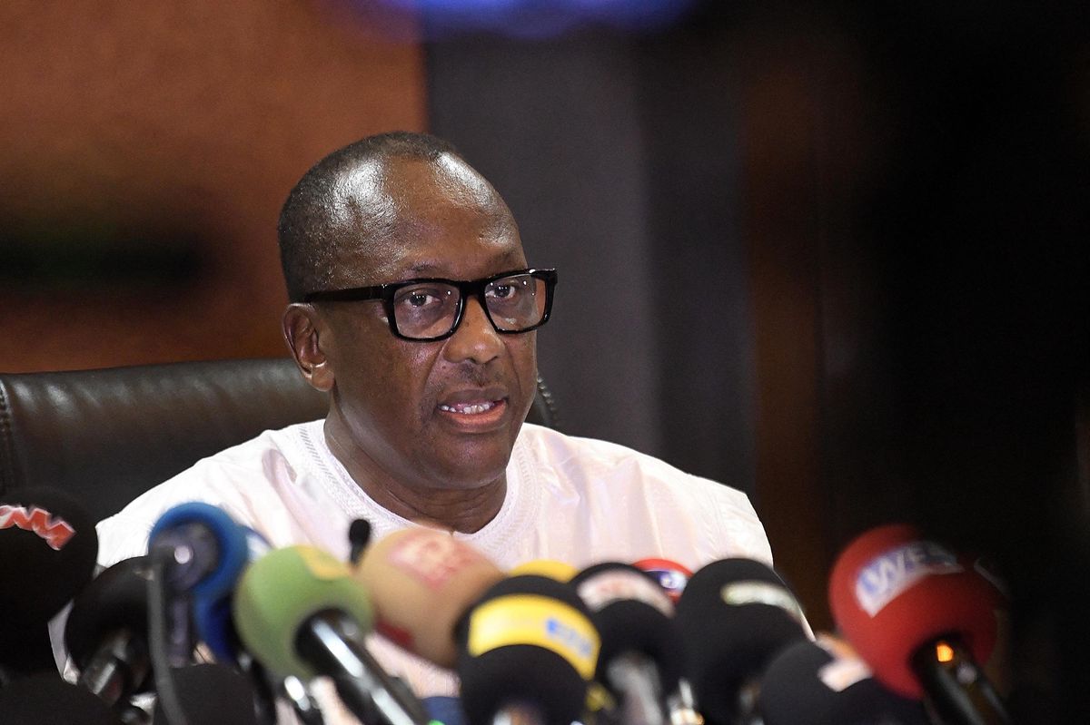 Le président de la Commission nationale de recensement des votes Siré Aly Ba.