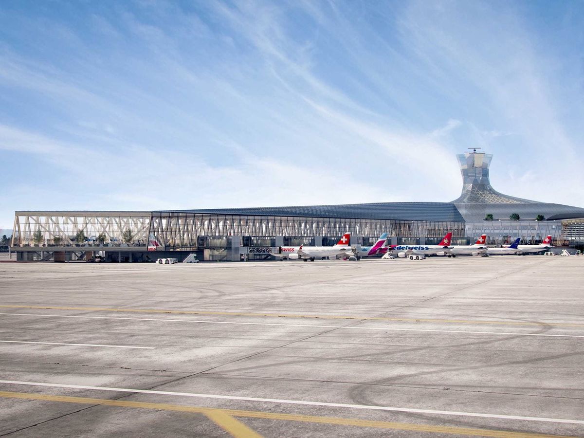 Das teuerste Bauvorhaben ist das neue Dock A mit dem Flugsicherungsturm.