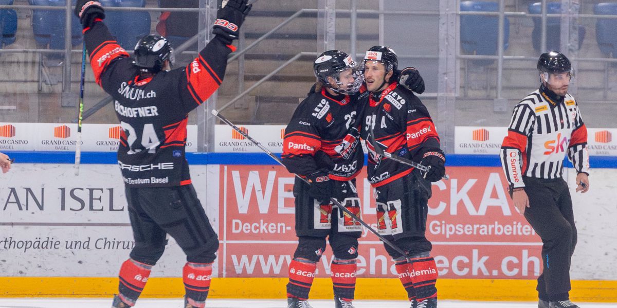 EHC Basel: Kummer scores in overtime to make it 1-0 against Visp