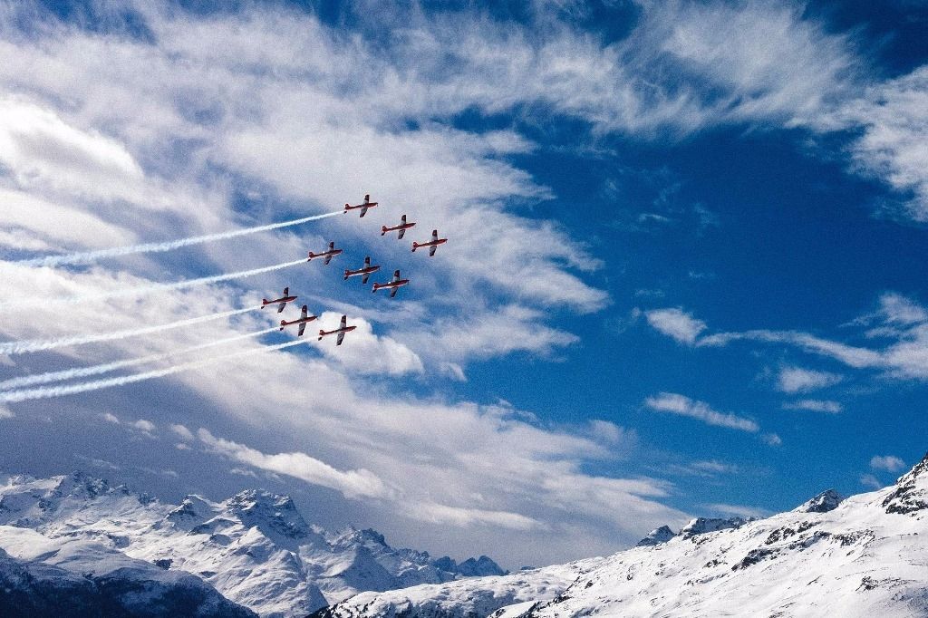 Tous les shows aériens annulés à St-Moritz