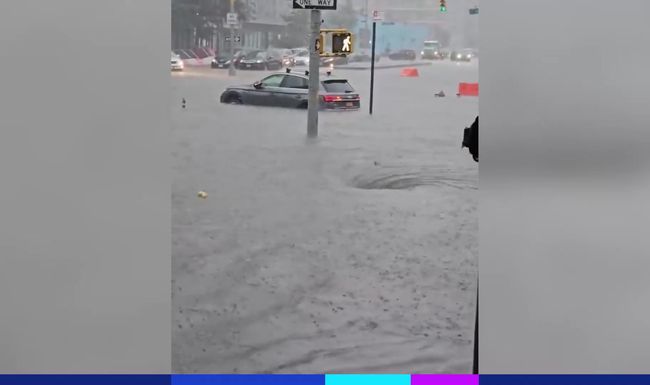 Les images impressionnantes des inondations à New York