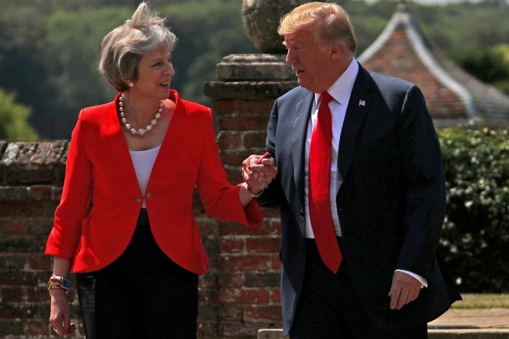Donald Trump débarque ce lundi dans le jeu de quilles du Brexit