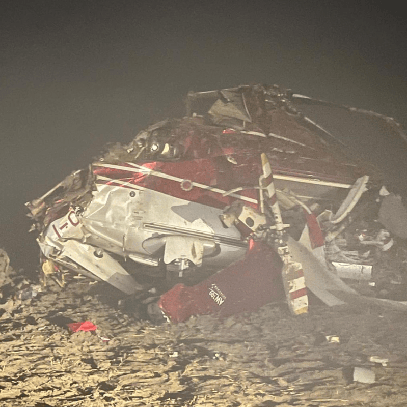 Trois personnes meurent dans la chute d’un hélicoptère