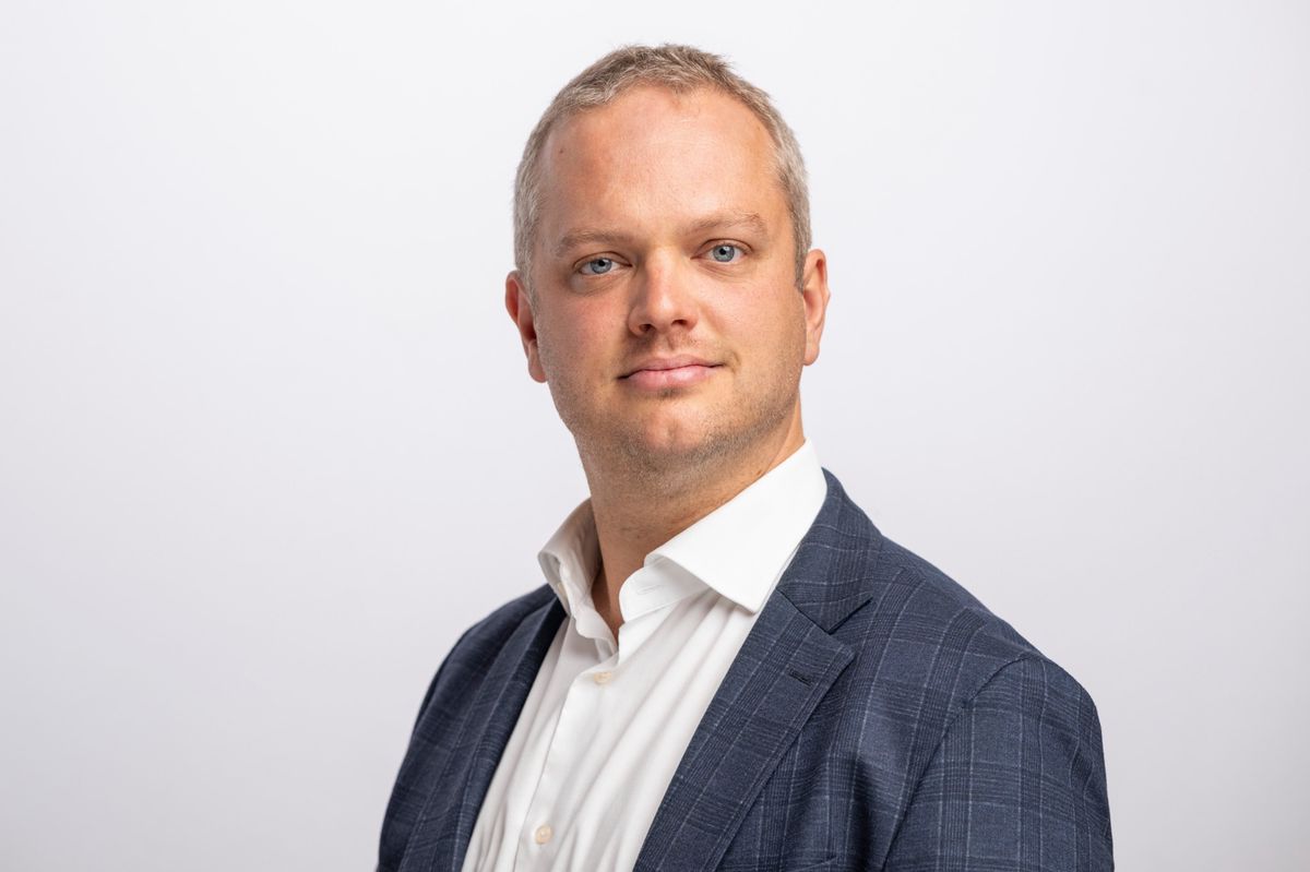 Nationalrat Raphael Mahaim, GP-VD, am Dienstag, 19. September 2023 im Bundeshaus in Bern. (KEYSTONE/Alessandro della Valle)