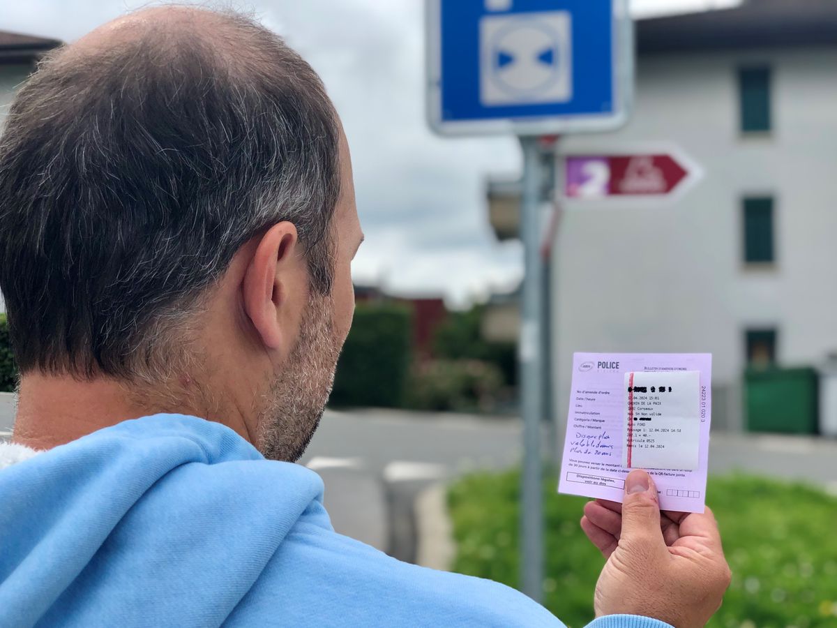 Un Chablaisien amendé pour un disque de stationnement trop vieux