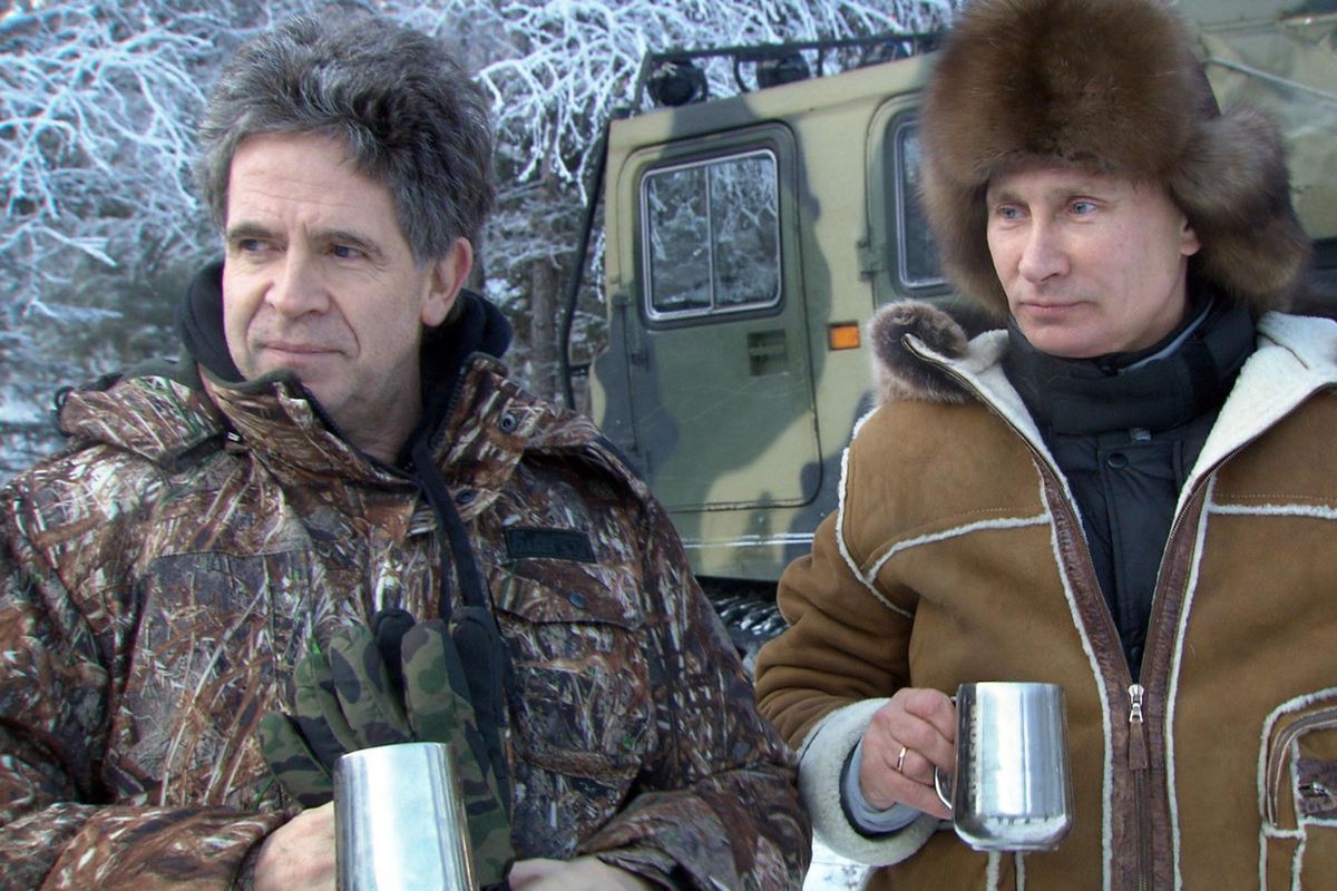 Hubert Seipel und Wladimir Putin