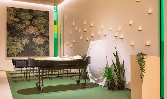 Kompostbestattung: So sieht die umweltfreundliche Besttungsmethode bei der US-Firma Recompose aus.