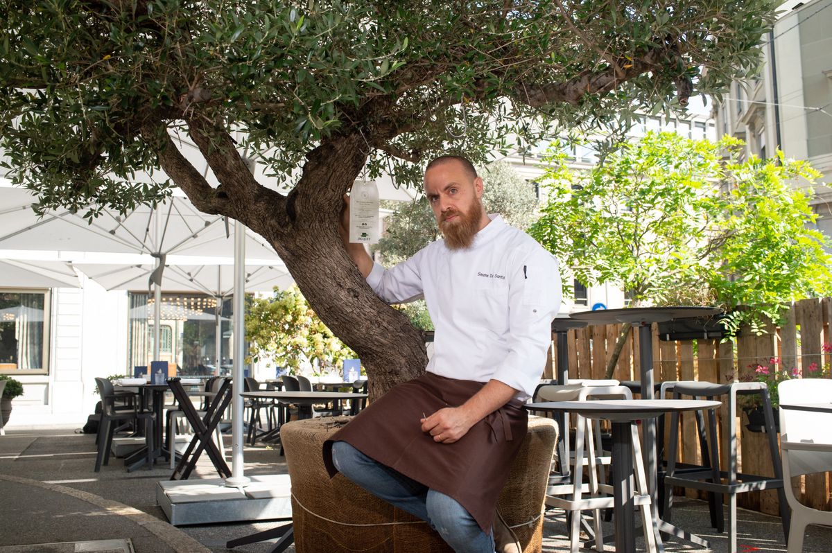 Suisse, Genève, le 11 septembre 2021. Restaurant Monsieur Bouillon