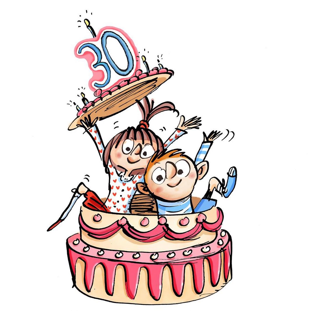 Les personnages dessinés par Serge Bloch sont reconnaissables entre mille avec leur nez pointu, leurs grands yeux et leurs pommettes roses, les mèches rebelles de Max et la couette palmier de Lili.