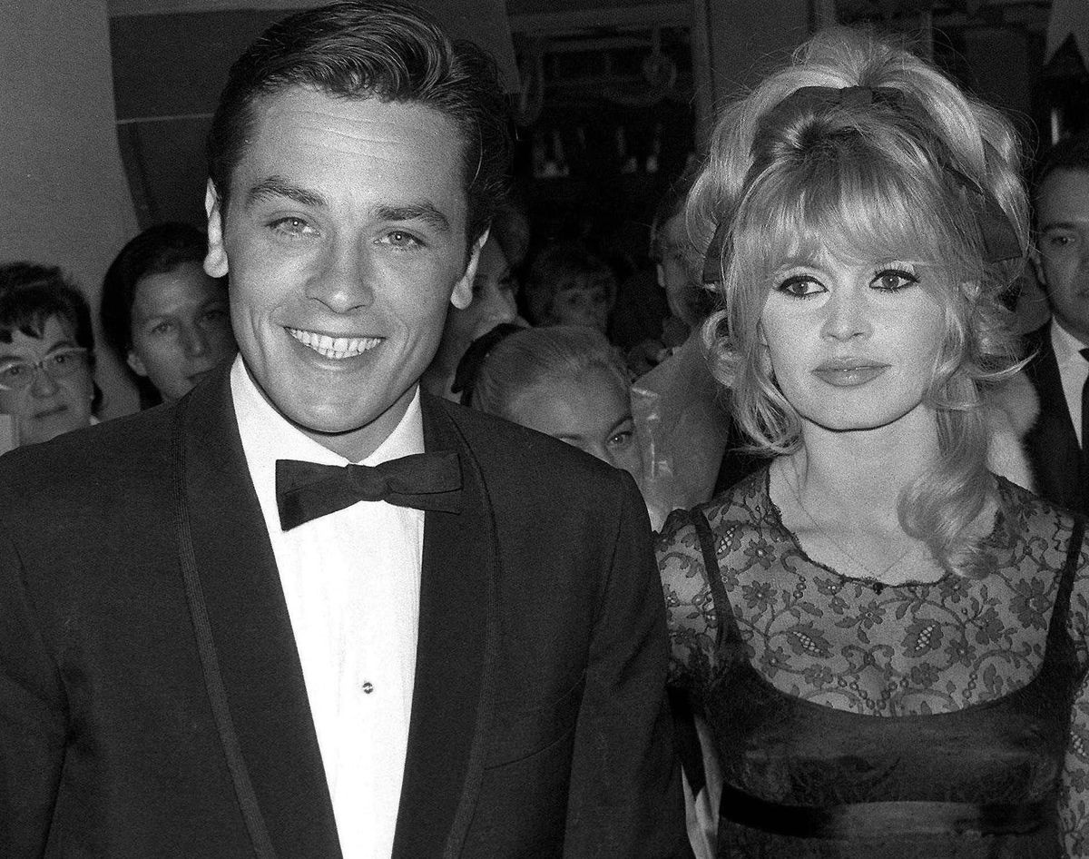 Alain Delon et Brigitte Bardot