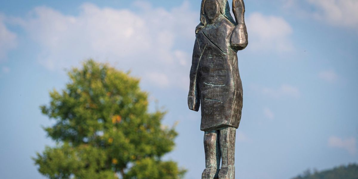 Slovenia: Melania Trump Bronze Statue Stolen