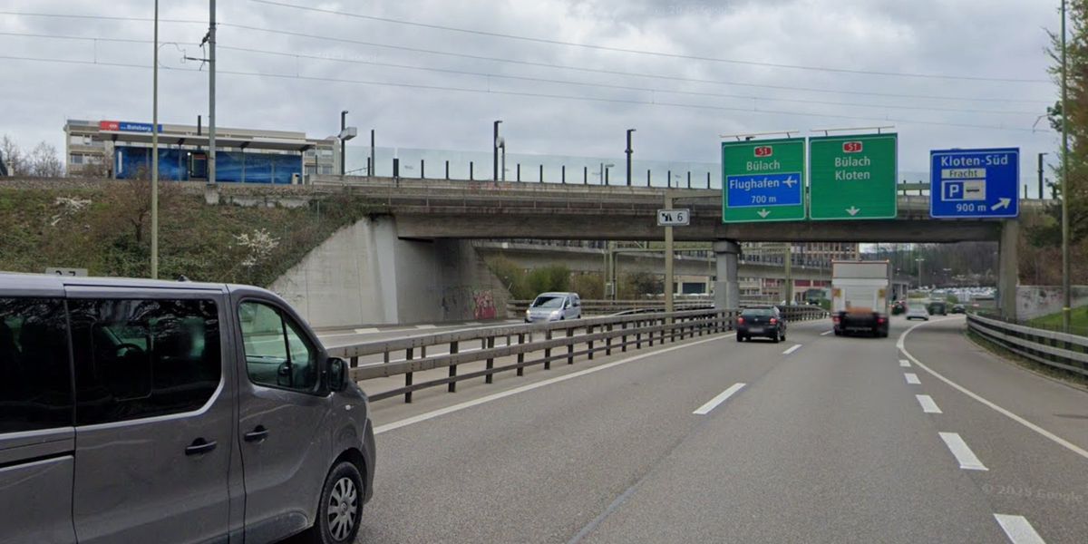 Airport motorway A51: Closure tonight in Kloten