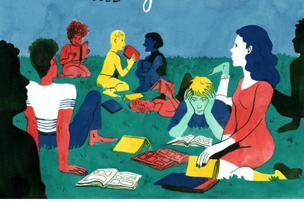 L’affiche réalisée par Maurane Mazars pour cette 3e édition d’Arvélac festival BD, qui aura lieu à Anières.