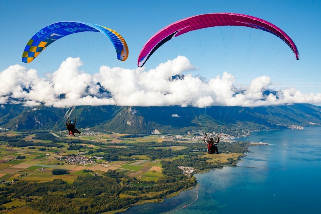 Les parapentistes ont fait vibrer Villeneuve