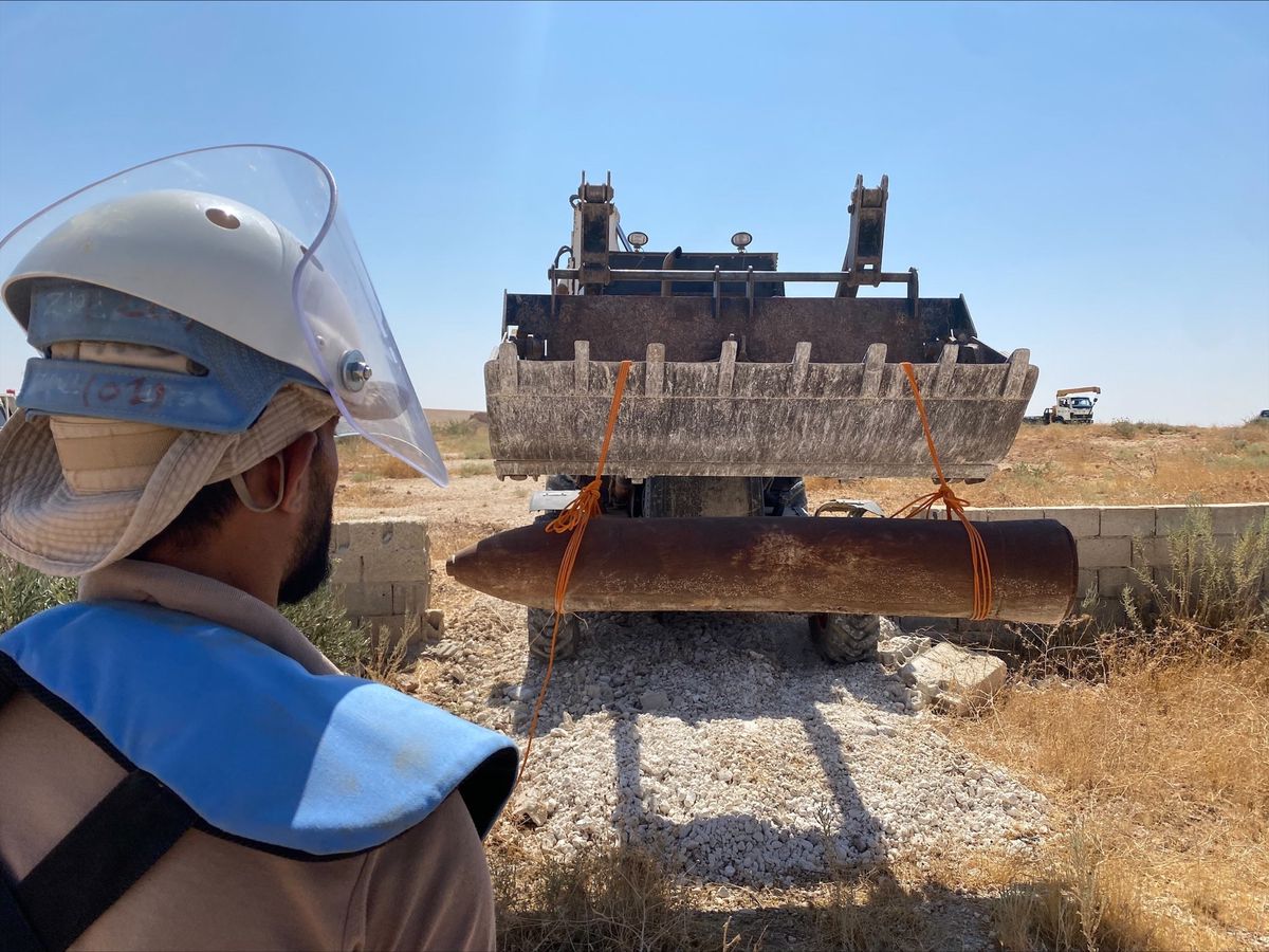 «Le nord-est de la Syrie est truffé d'explosifs»