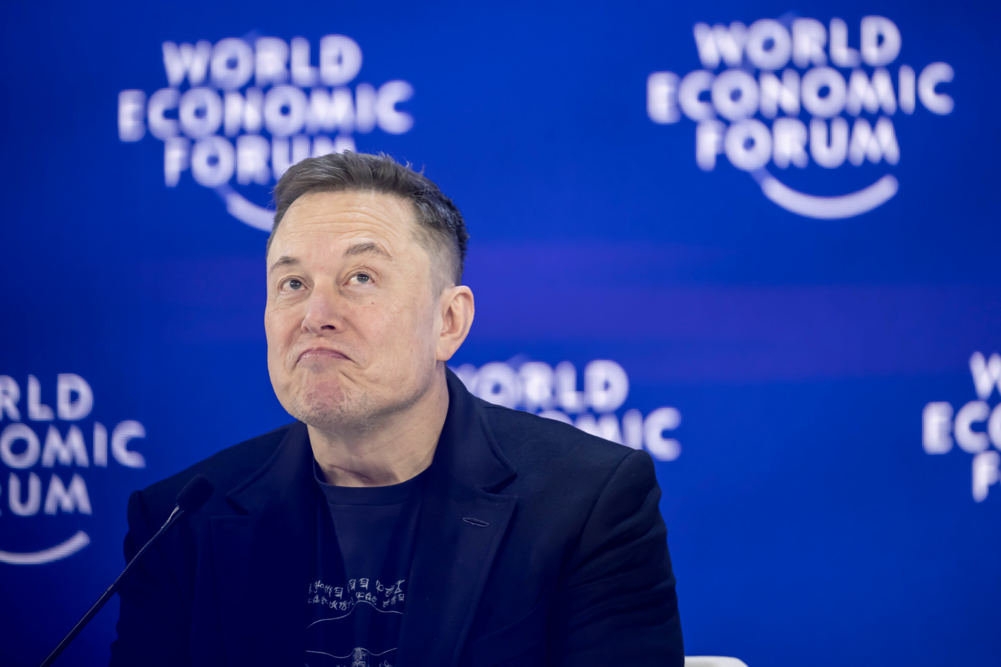 Elon Musk am WEF: Tesla-Chef liefert faden Auftritt in Davos