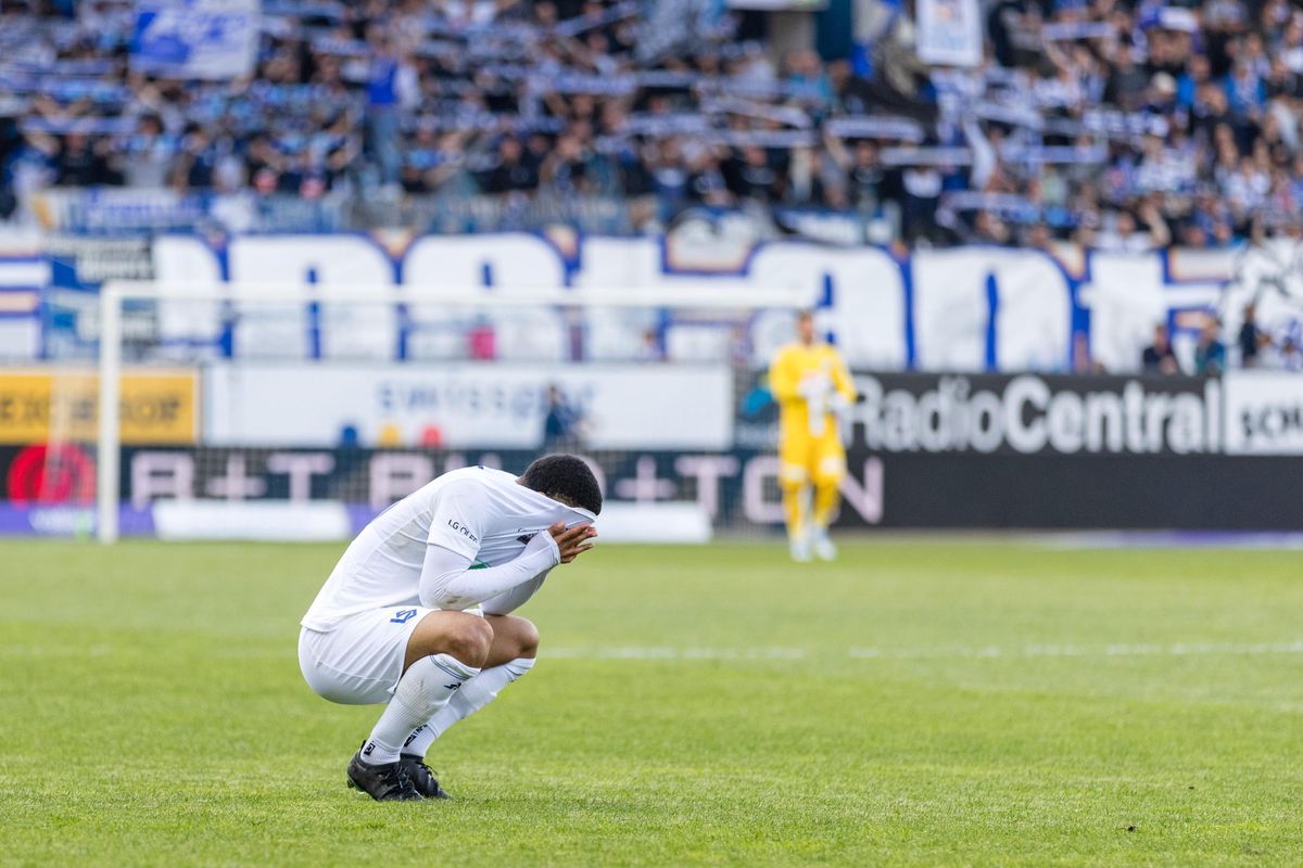 Grosse déception pour le Lausannois Trae Coyle qui a compris que les derniers espoirs de se sauver s’étaient envolés à Lucerne.