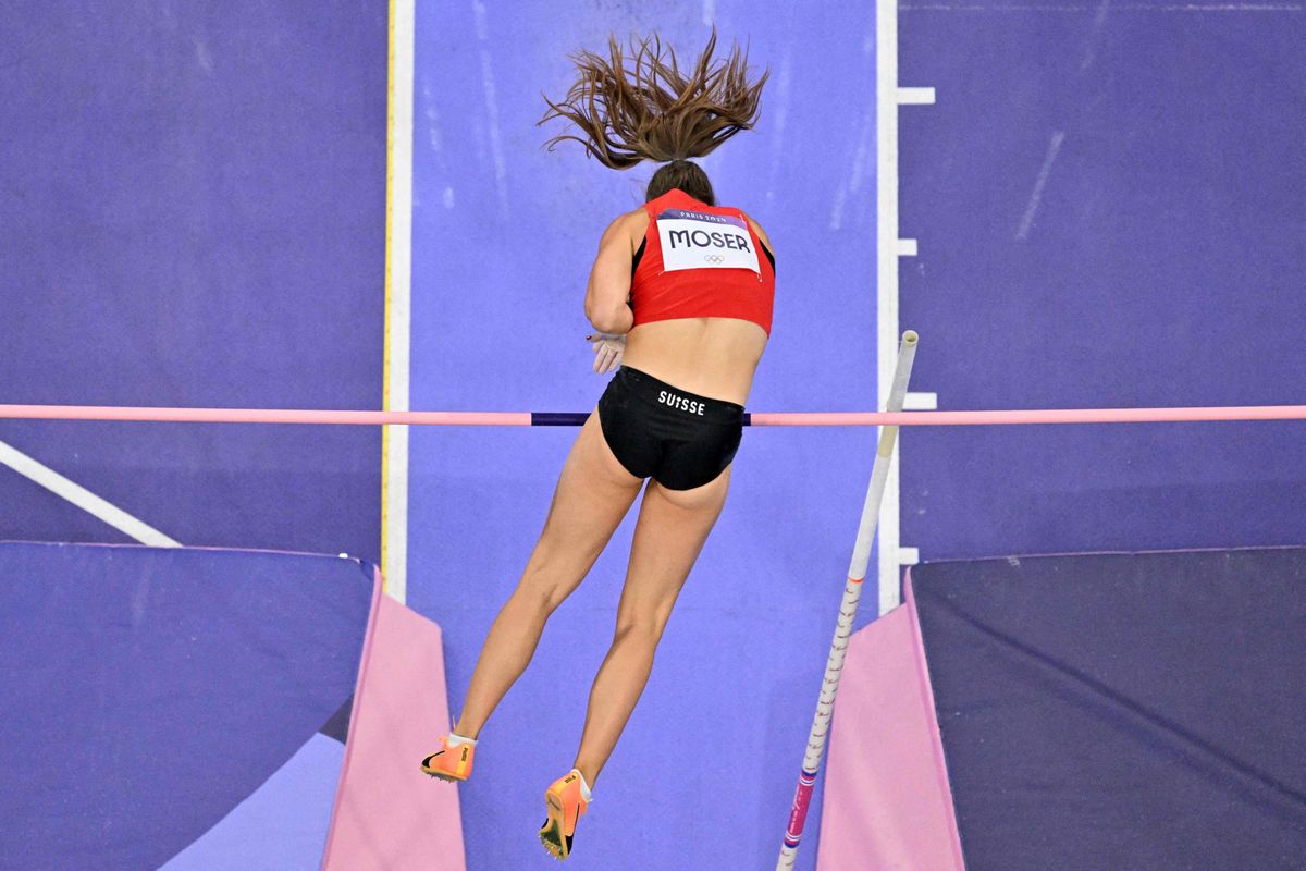 Angelica Moser aux JO 2024 à Paris.