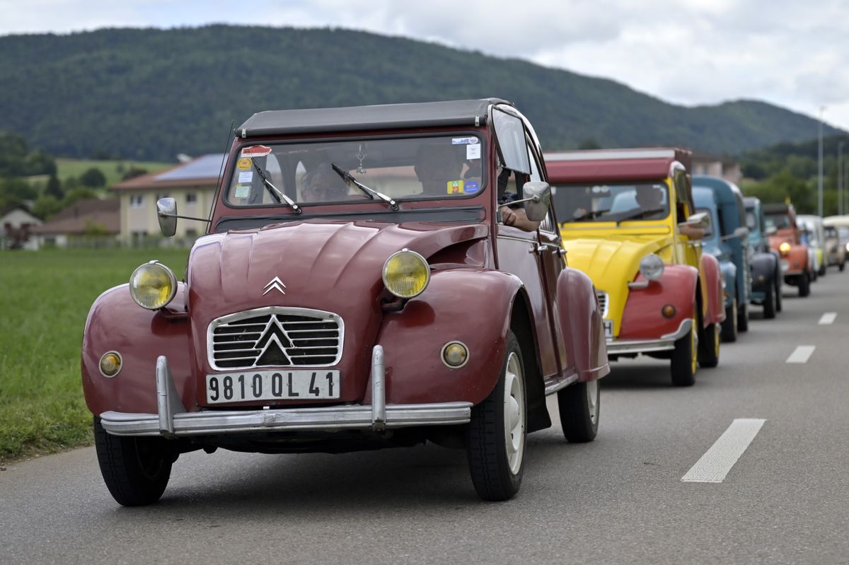 Les 2CV ont afflué depuis plus d’une trentaine de pays. 