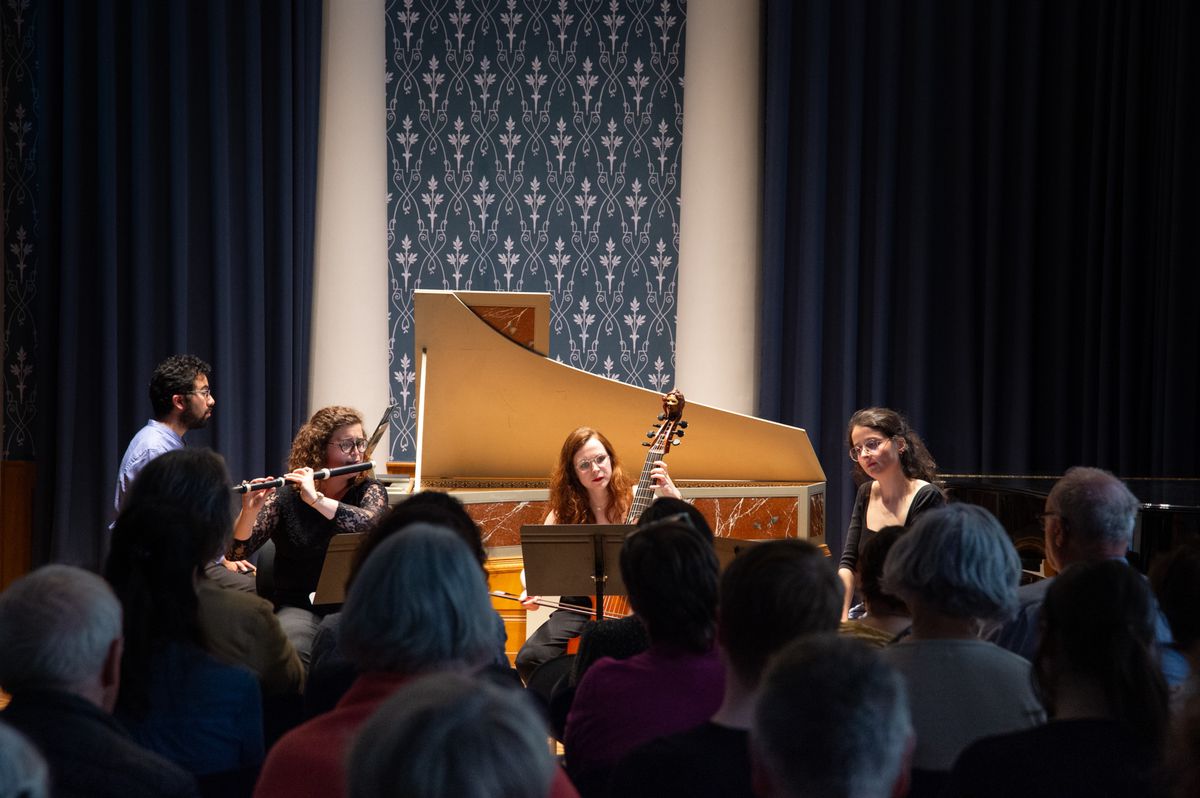 Suisse, Genève, le 22 juin 2024. Caffe Quatuor en concert dans le cadre de la Fête de la Musique.