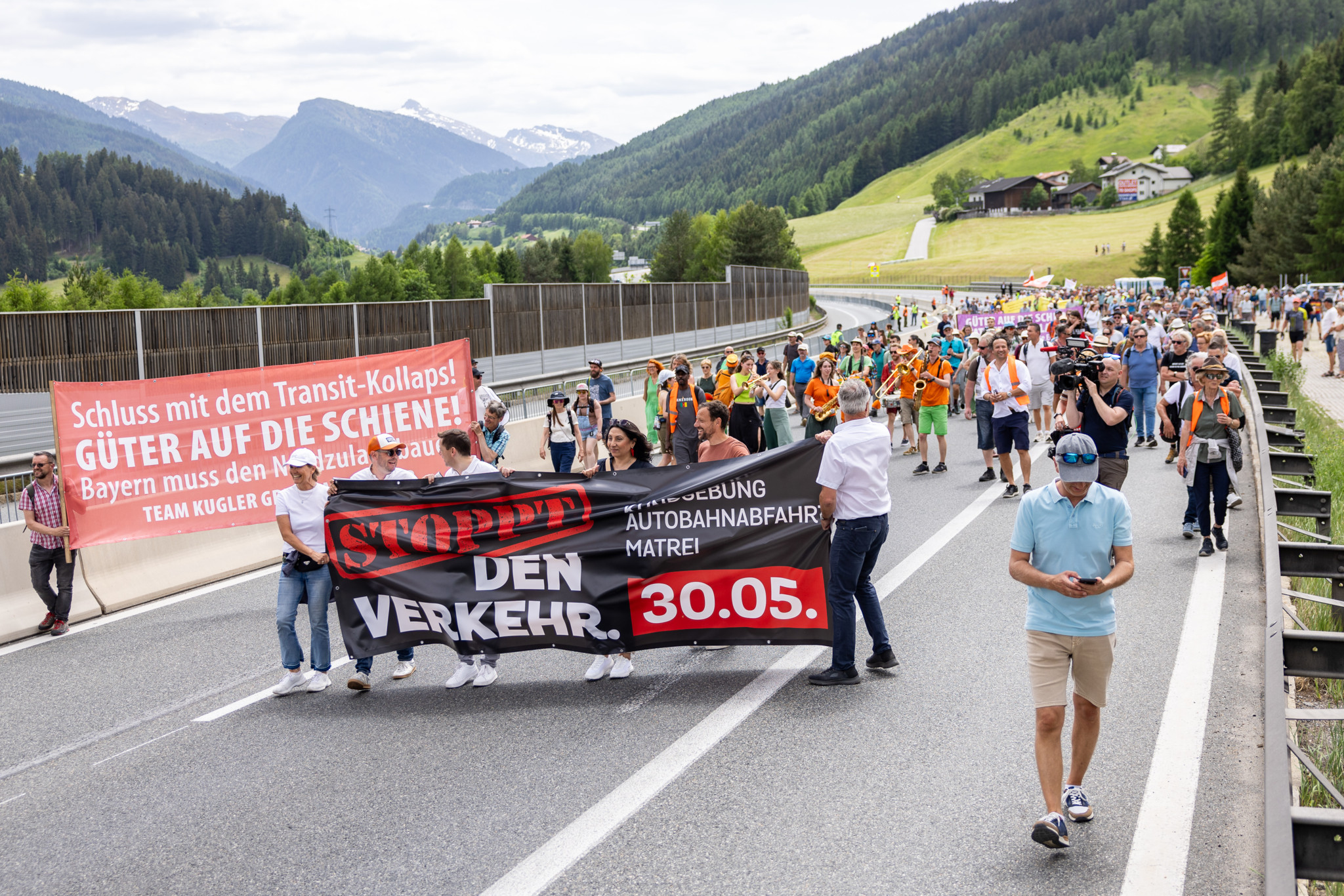 Blockade am Brennerpass: Brenner-Demonstranten fordern nichts Unverschämtes