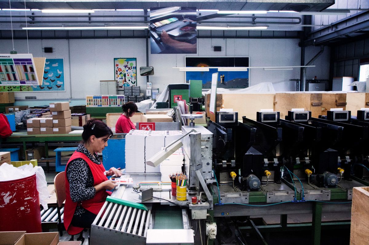 Un atelier de Caran d’Ache, entreprise comptant environ 280 collaborateurs. Photo d’illustration.