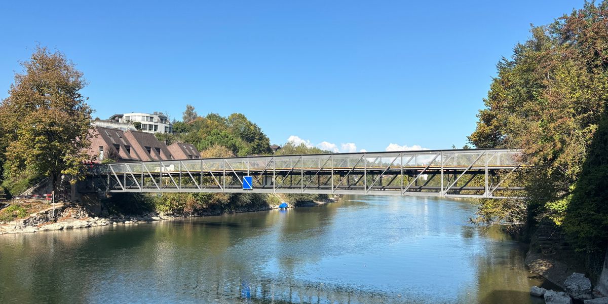 Seftausteg Bern: Pedestrian bridge reopens after renovation