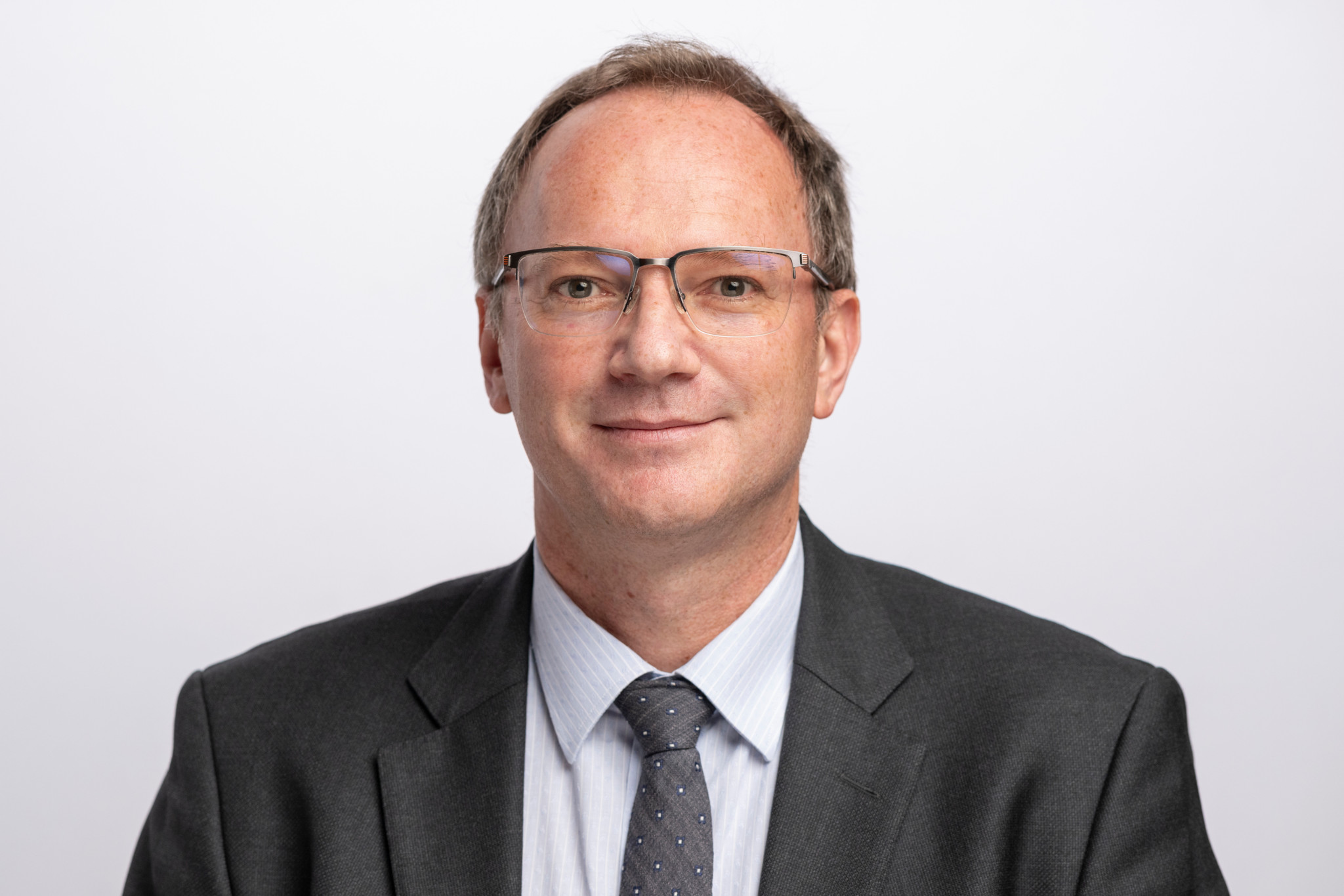 Nationalrat Thomas Blaesi, SVP-GE, am Dienstag, 19. September 2023 im Bundeshaus in Bern. (KEYSTONE/Alessandro della Valle)