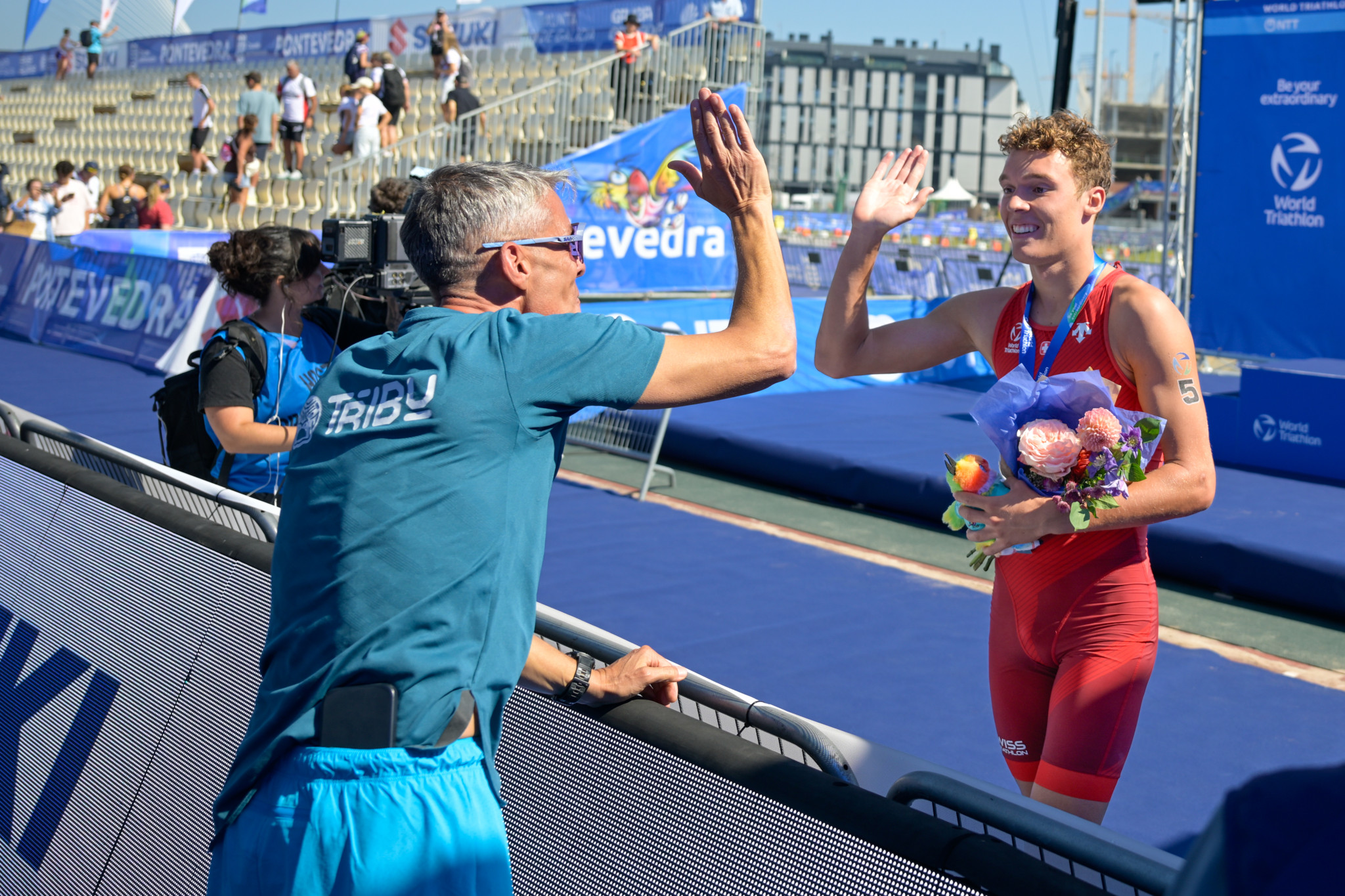 Succès inédit pour un Suisse: Un étudiant de l’EPFL devient champion du monde de triathlon