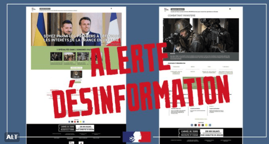 Un faux site invite les Français à combattre la Russie