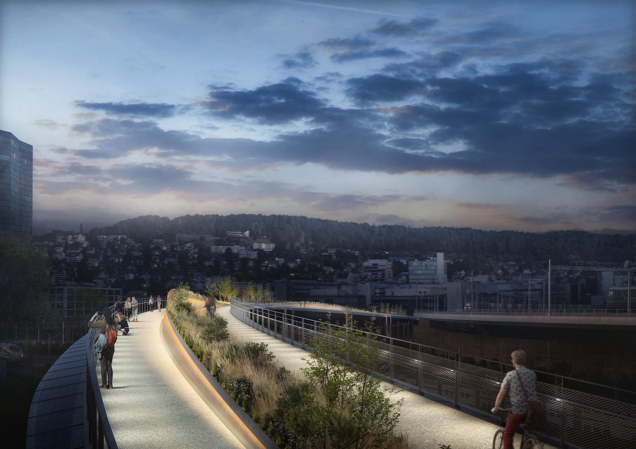 Neuer Veloweg für Zürich: Auf dieser Brücke «fliegt» man