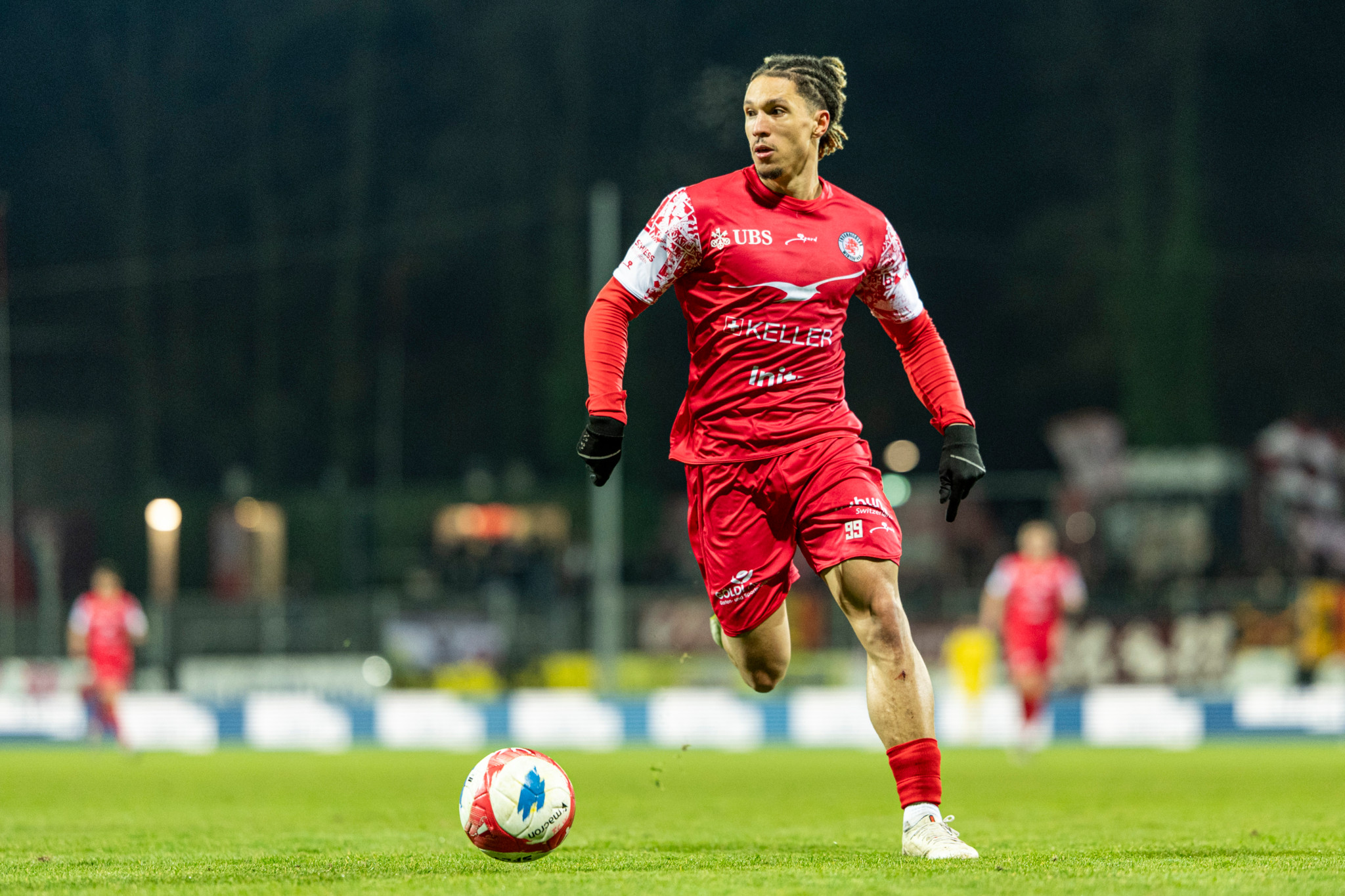 Nishan Burkart vom FCW: Er sorgt für Tempo und gute Musik