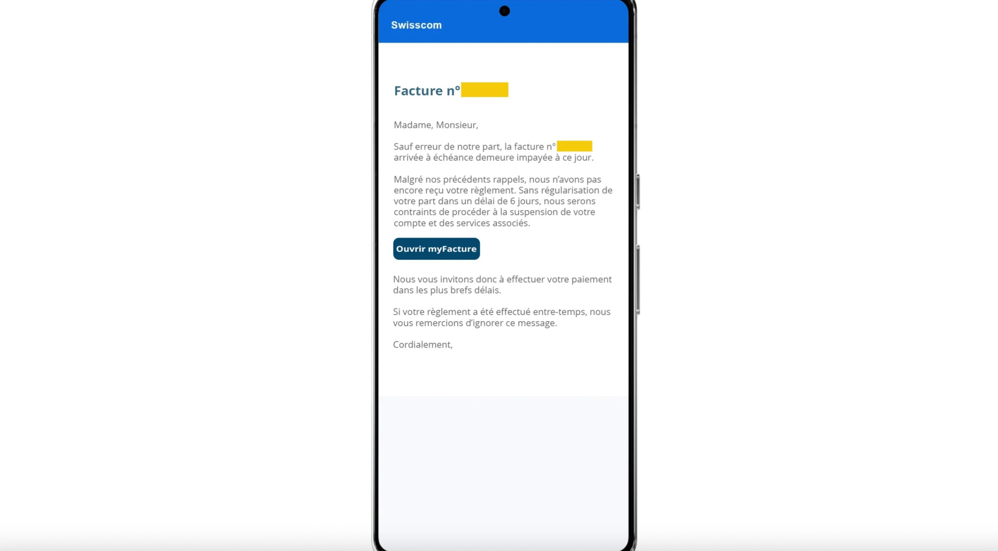 Arnaque en ligne: De fausses factures Swisscom envoyées aux clients