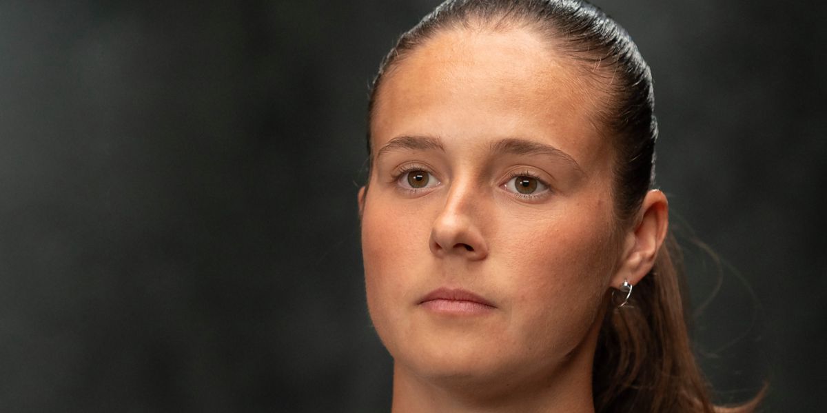 INDIAN WELLS, CA - MARCH 6: Daria Kasatkina of Russia is photographed during a Tennis Channel player portrait video shoot on Day 1 of the 2024 BNP Paribas Open at Indian Wells Tennis Garden on March 6, 2024 in Indian Wells, California. (Photo by Fred Mullane/ISI Photos/Getty Images)