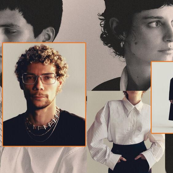 Le créateur de mode suisse Jeremy Currat et ses looks de la collection capsule réalisée en collaboration avec La Redoute, en 2024.