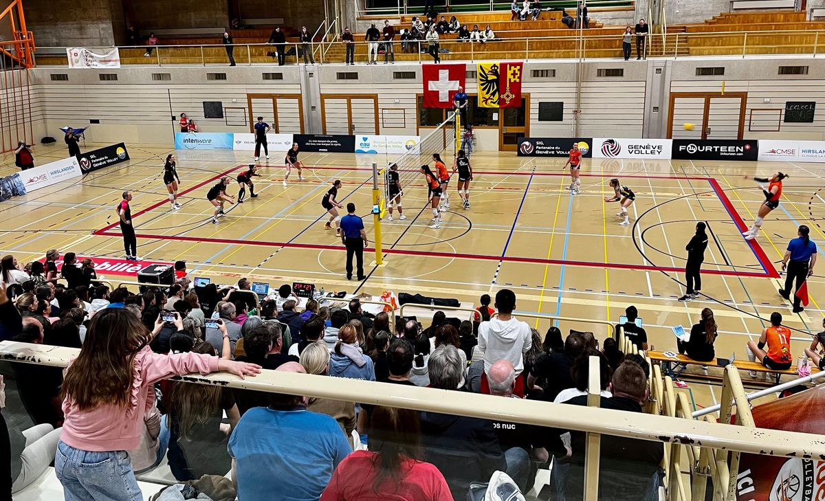 Volleyball Face au champion, Genève Volley sort la tête haute