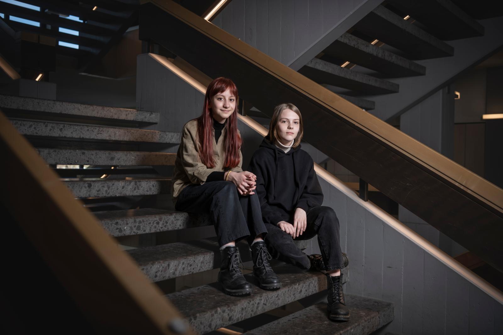 Anja und Zhenja im März 2022 kurz nach ihrer Ankunft in Zürich.