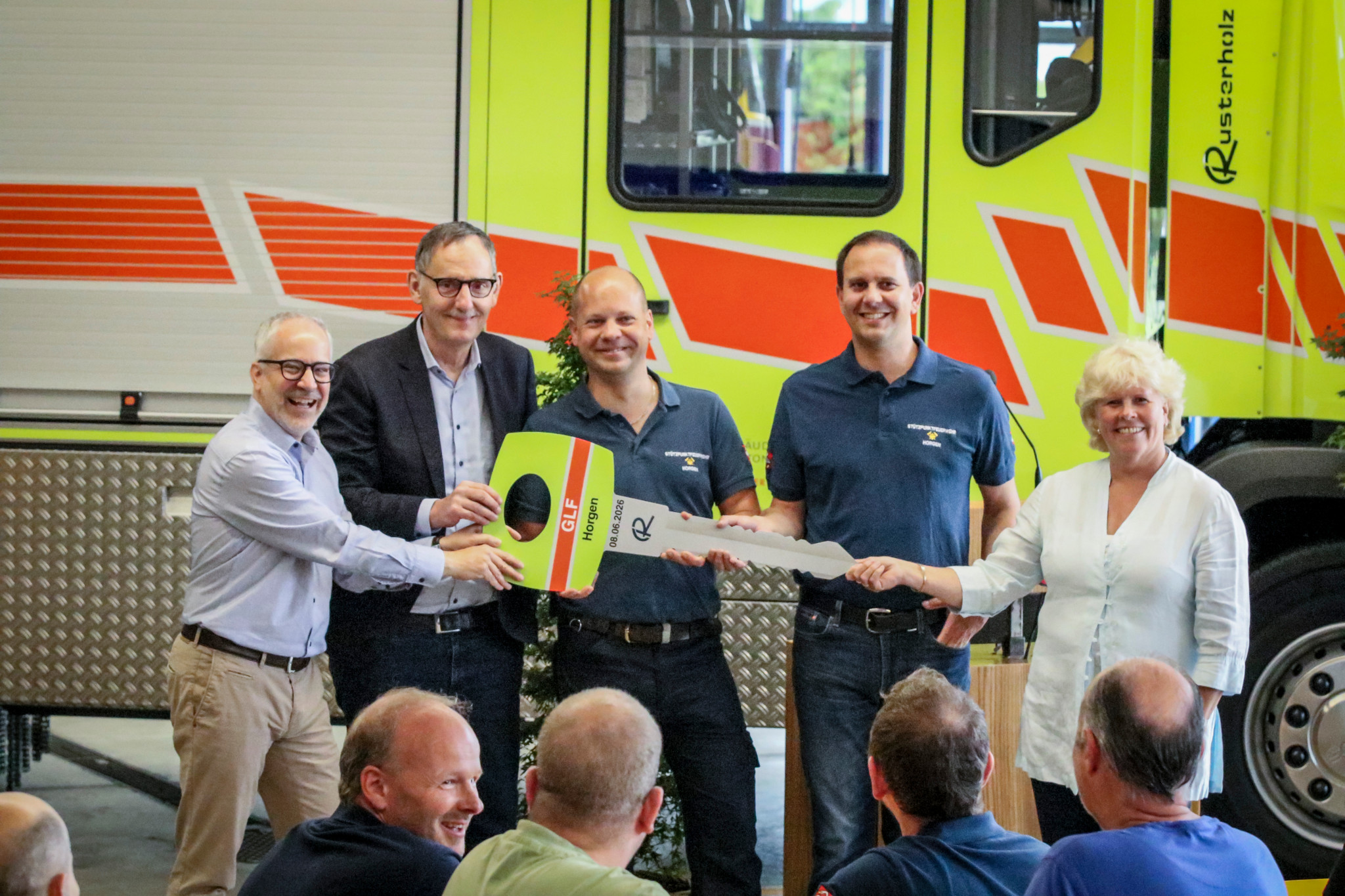 Übergabe in Horgen: Stützpunktfeuerwehr verfügt über neues G