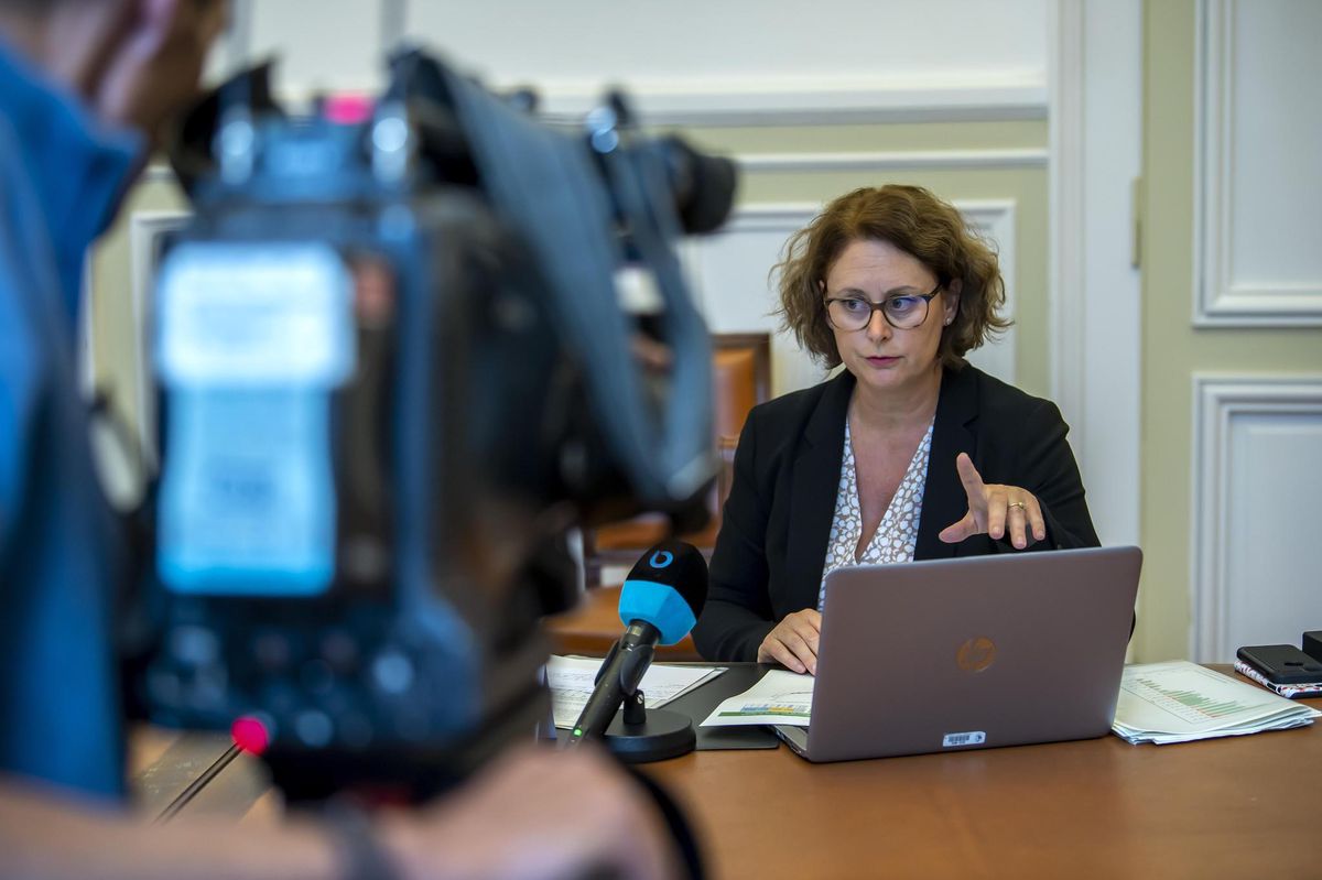 La docteure Aglae Tardin, médecin cantonale. Archive (KEYSTONE/Martial Trezzini) 