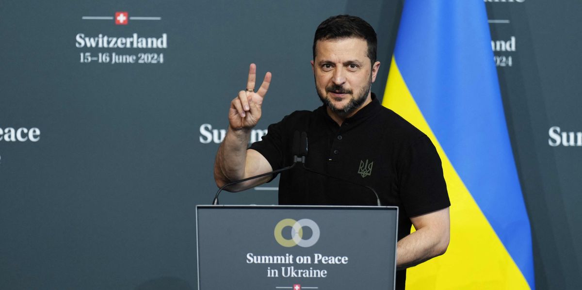 Le président ukrainien Volodymyr Zelensky.
