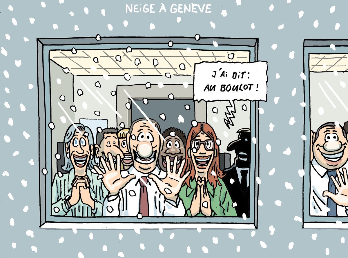 Neige à Genève