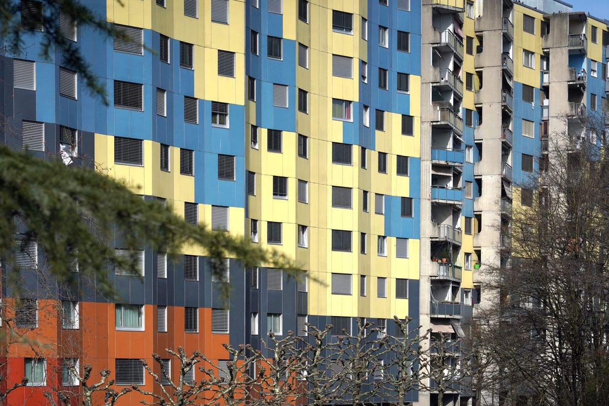 Genève, le 07/03/2023 - Le quartier des Avanchets :