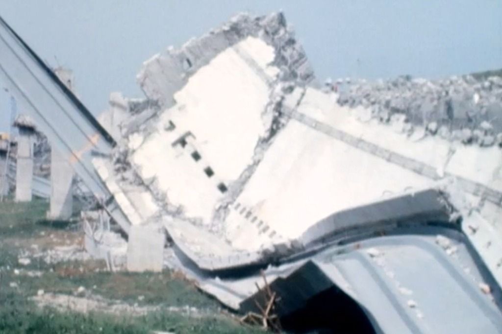 Un viaduc s'effondrait à Neuchâtel en 1973