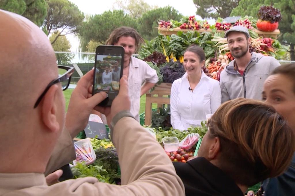Anne-Sophie Pic fait son marché au Beau-Rivage