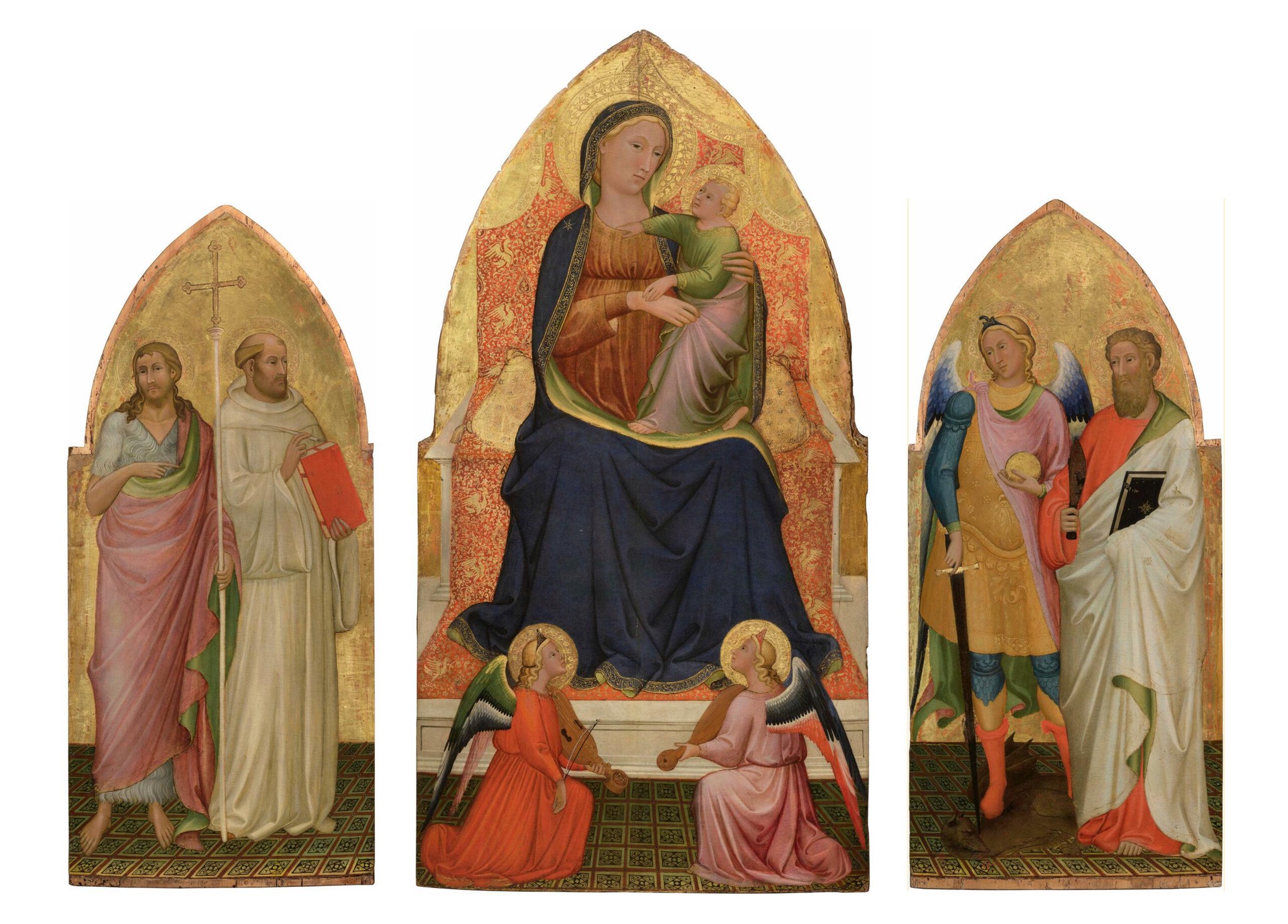 Le triptyque du Maître de 1416.