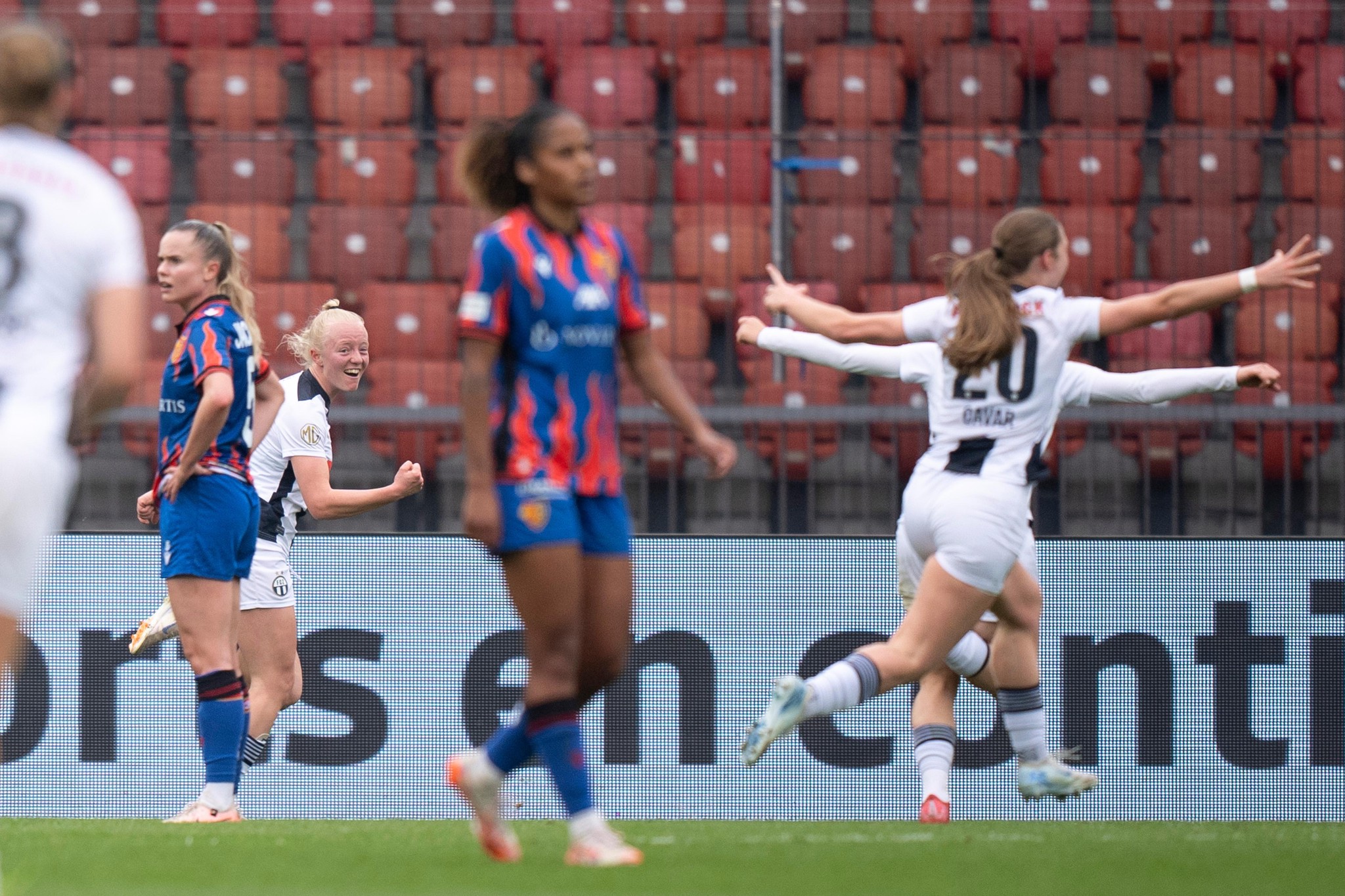 FC Zurich Wins Swiss Cup: Bucher's Goal Downs Basel Chiara Bucher of FC Zurich celebrates her game-winning goal against FC Basel in the Swiss Cup final