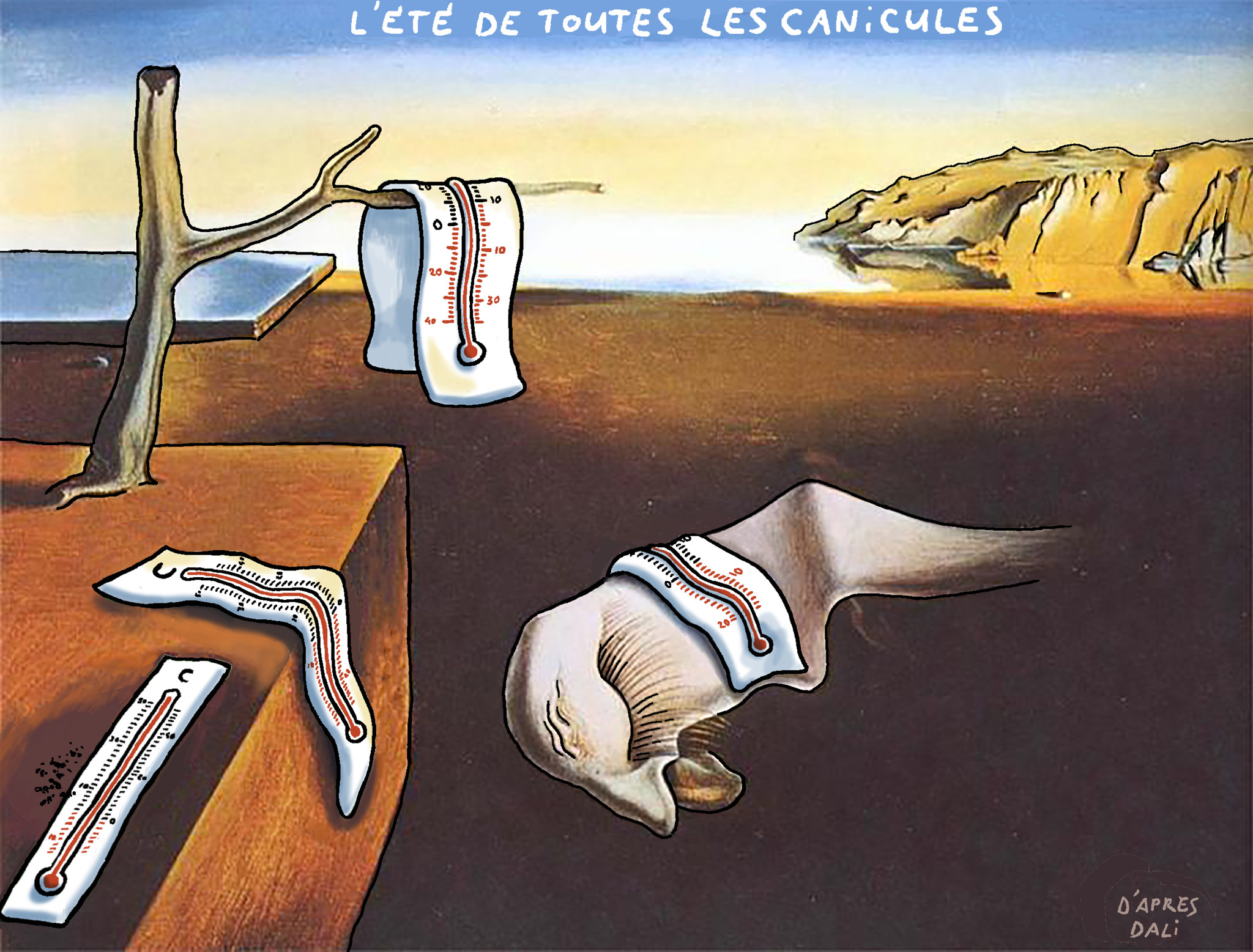 Dessin du 5 septembre: L’été de toutes les canicules