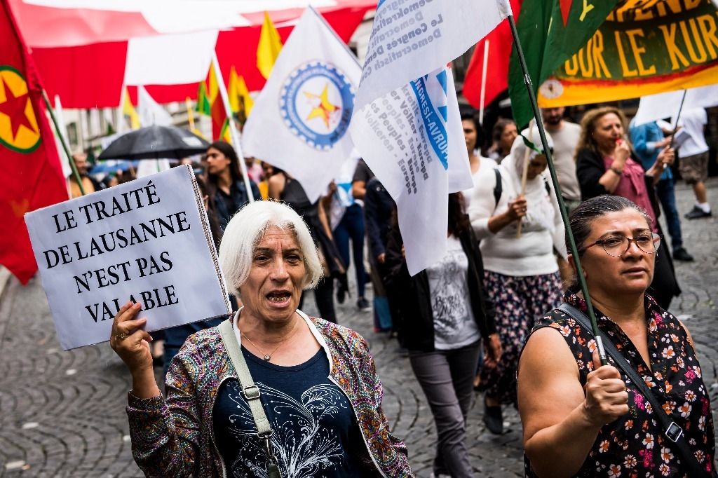 Ils dénoncent le Traité de Lausanne dans les rues